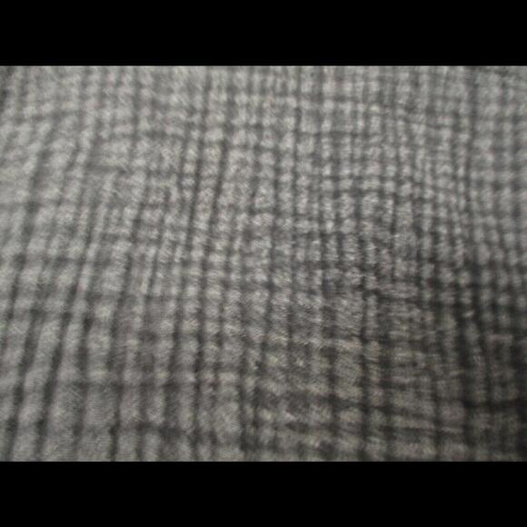 Soft Surroundings Sahara M black + Gold gauze collection short sleeve boho top - Picture 8 of 9